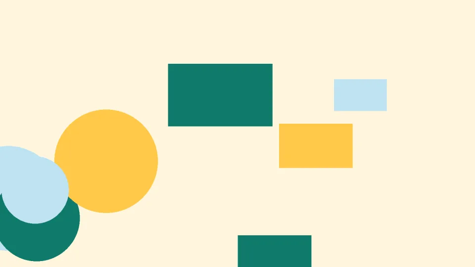 Sun-coloured round shapes